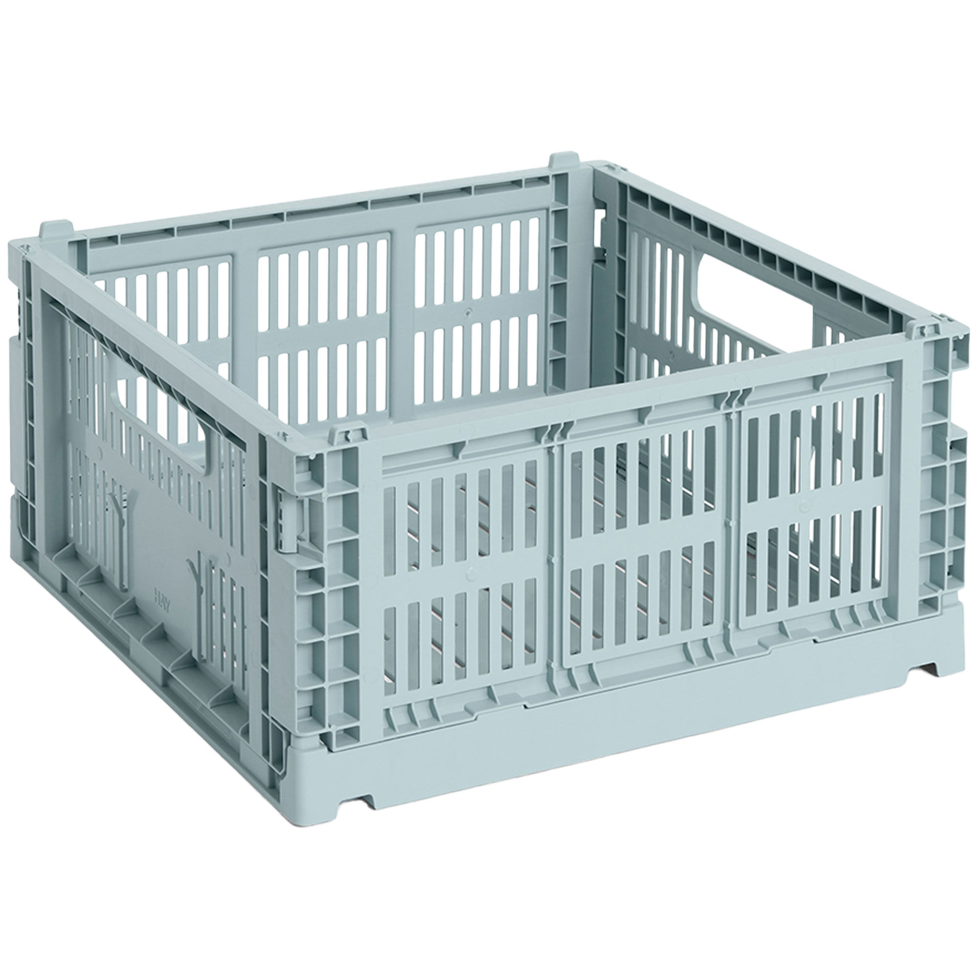 Hay Colour Crate Medium Square Opbevaringskasse  Dusty Blue