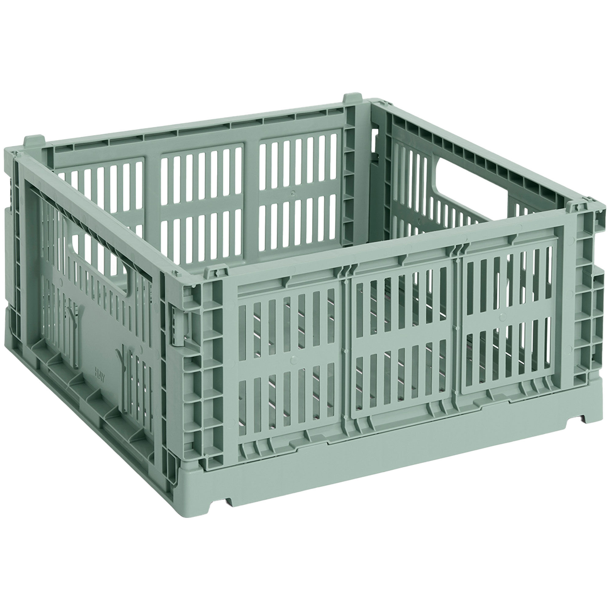 Hay Colour Crate Medium Square Opbevaringskasse  Sage Green