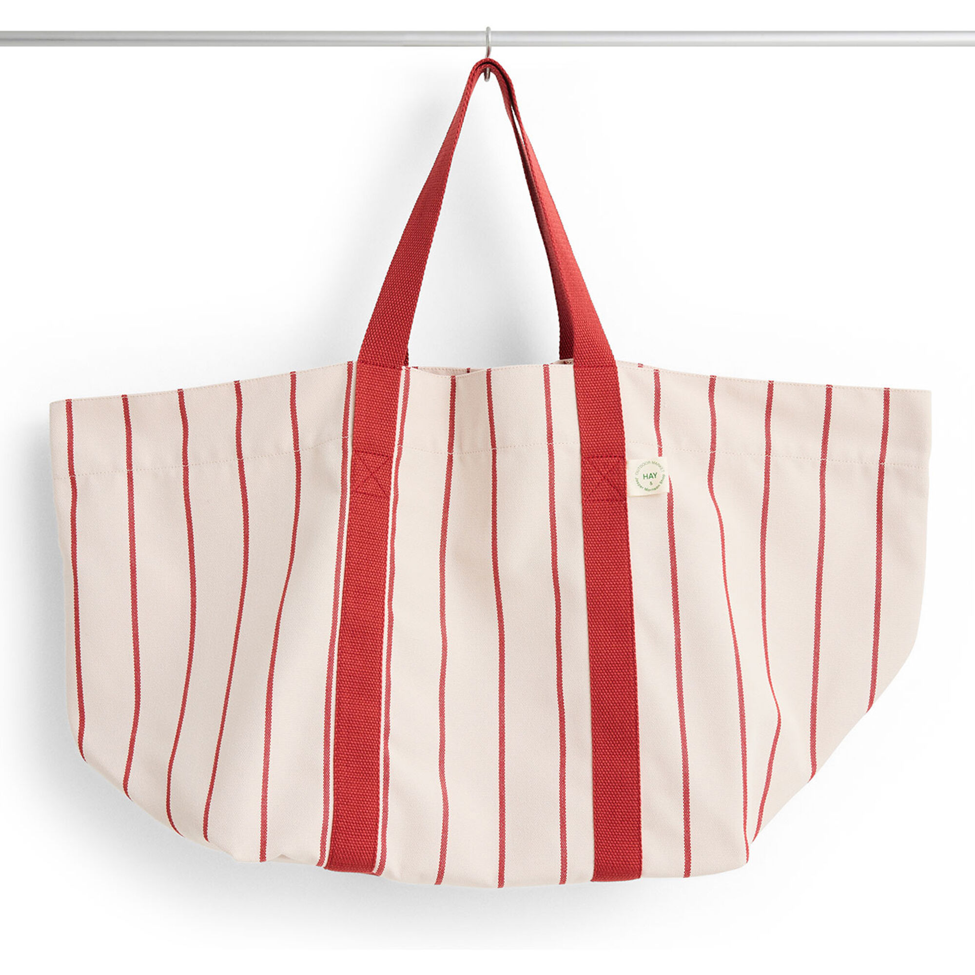 Hay Outdoor Market Picnicstaske Medium  Beige Rød