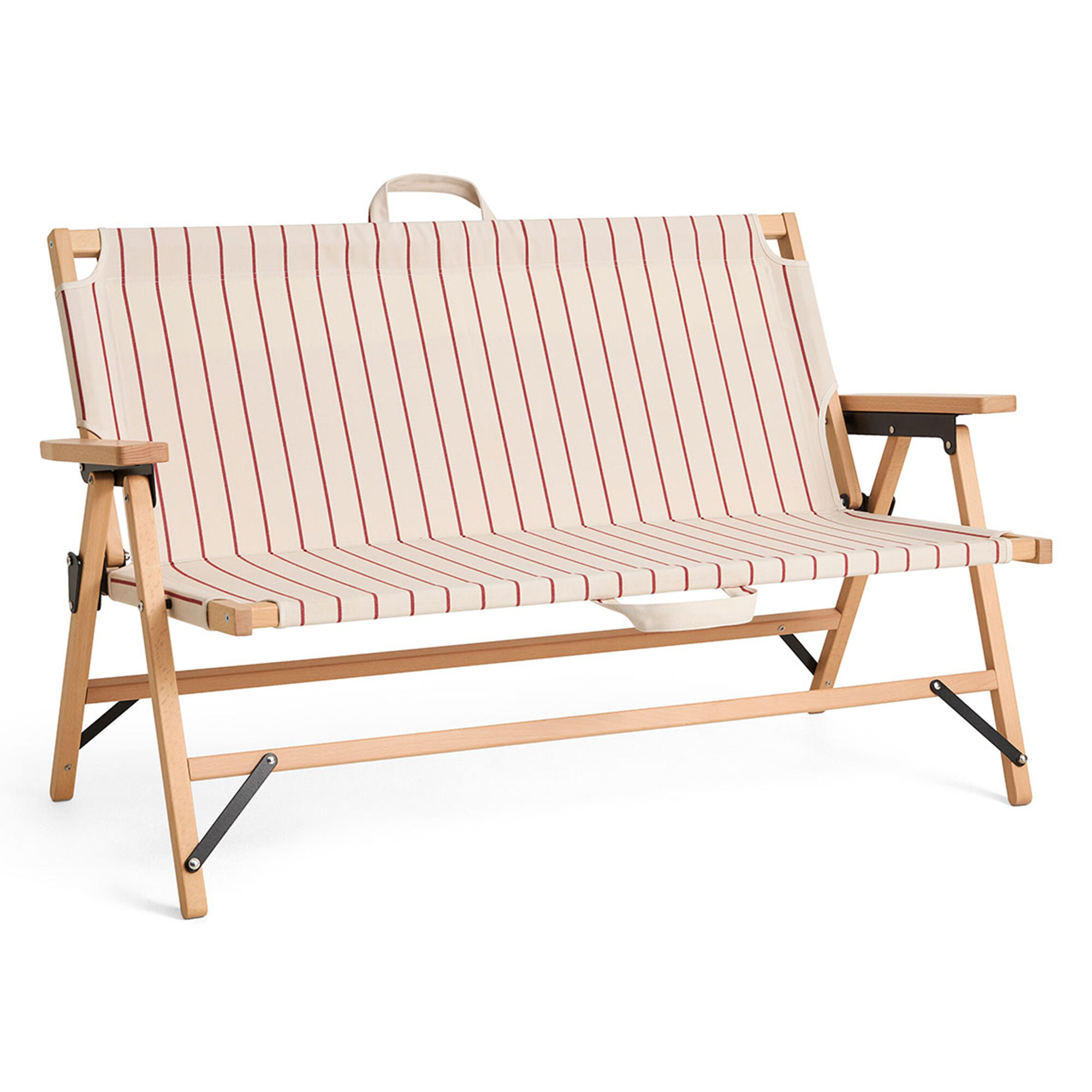 Hay Outdoor Market Sammenklappelig Sofa  Beige Rød