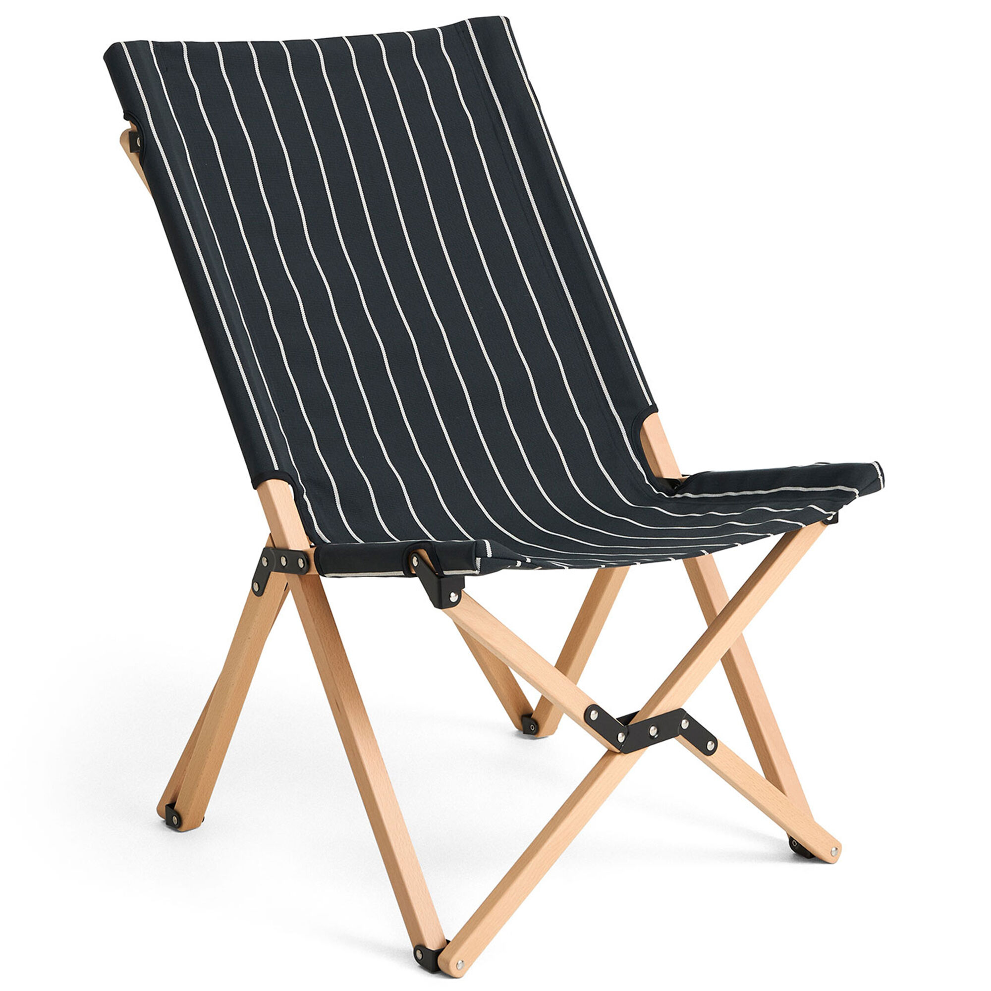 Hay Outdoor Market Sammenklappelig Stol  Sort Beige