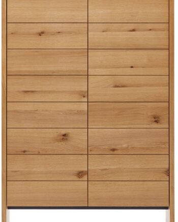 Highboard Kave Home Alguema Egetræsfinér Natur H163 5ã 100ã 40 Cm