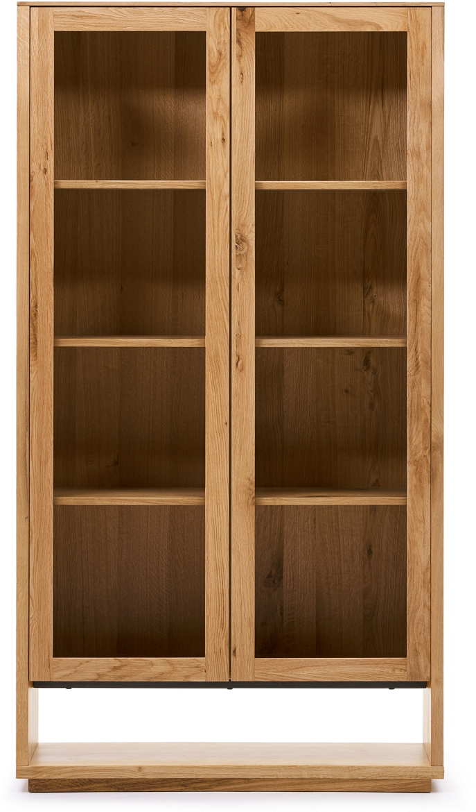 Highboard Kommode Kave Home Alguema   Skænk Med Push Open Og   Justerbare Hylder  Natur