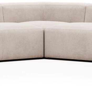 Hjørnesofa Kave Home Blok 290x290 Cm Beige Stof Nordisk Design