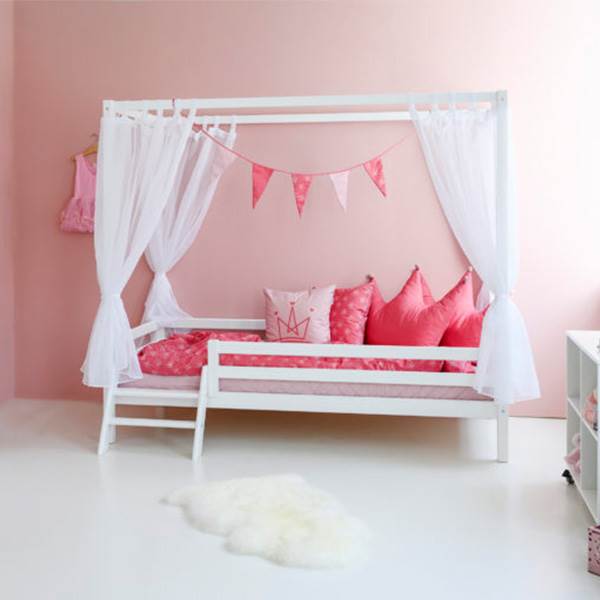Hoppekids Eco Dream Himmelseng Med Trappe 90x200 Cm  : Erling Christensen Møbler