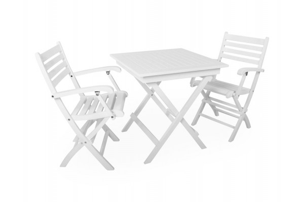 Hornbæk 70x70 Cafesæt Armlæn