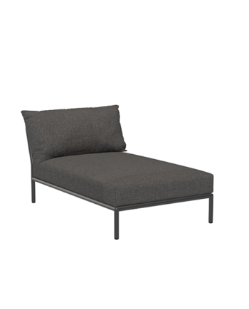 Houe Level   Chaiselong Dark Grey Basic  : Erling Christensen Møbler