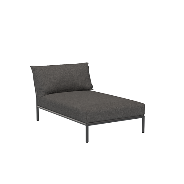 Houe Level Chaiselong Dark Grey Basic : Erling Christensen Møbler