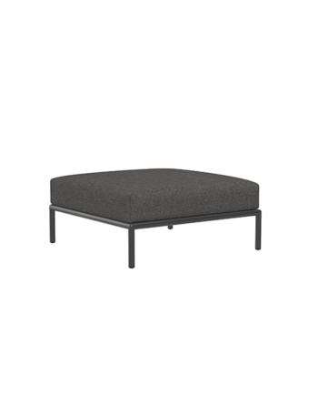 Houe Level   Ottoman Puf Dark Grey Basic  : Erling Christensen Møbler