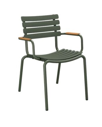 Houe Reclips Havestol    Bambus Olive Green  : Erling Christensen Møbler