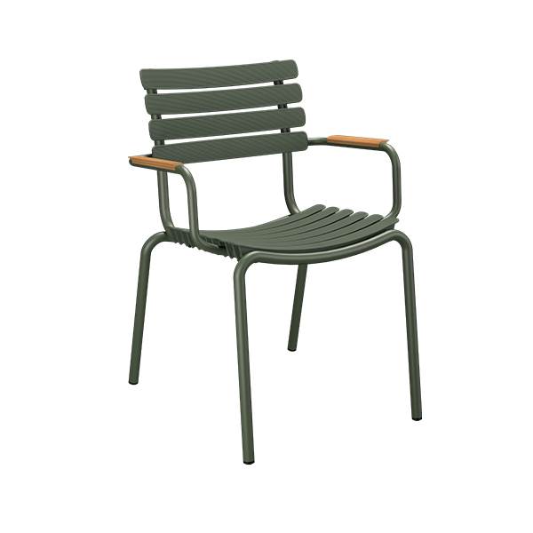 Houe Reclips Havestol Bambus Olive Green : Erling Christensen Møbler