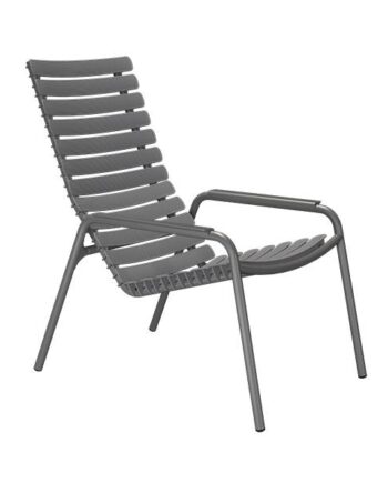 Houe Reclips Loungestol Dark Grey  : Erling Christensen Møbler