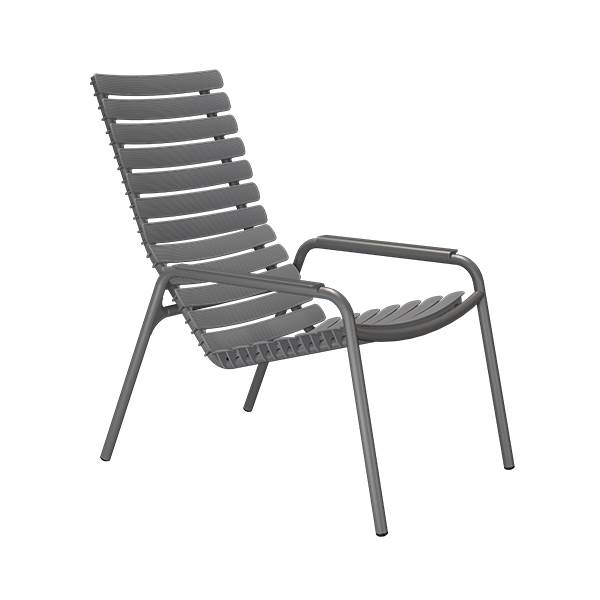 Houe Reclips Loungestol Dark Grey : Erling Christensen Møbler