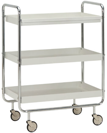 House Doctor Serveringsvogn Large  Offwhite Crome