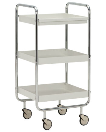 House Doctor Serveringsvogn Offwhite Crome