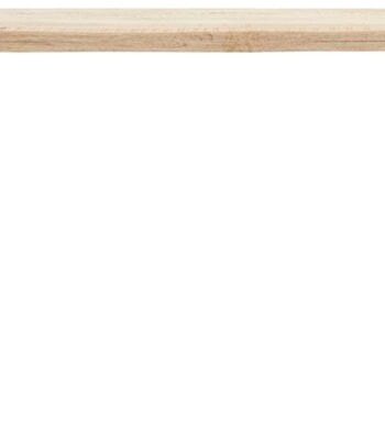 House Doctor Spisebord Club Natur Sort   Lyst Mangotræ Med Sorte Jernben 140   80 Cm