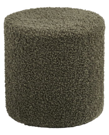 House Nordic Ejby Puf  Rund Grøn Bamse Polyester Stof  ø34