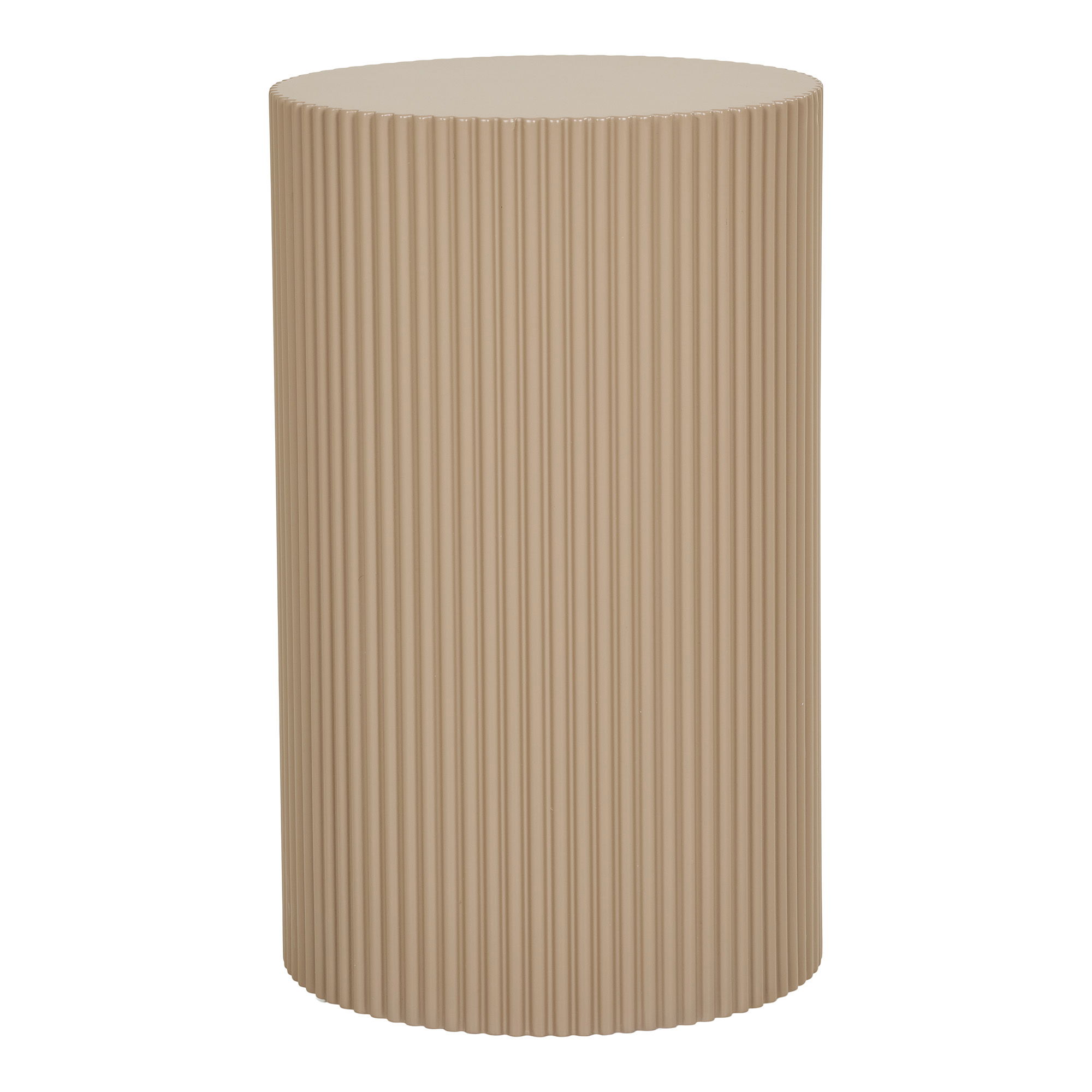 House Nordic Farense Hjørnebord Rund Beige Grå Mdf ø30