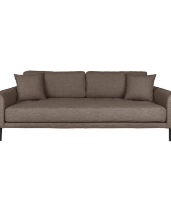 House Nordic Lido   Pers  Sofa       Puder Brun Polyester Og Sort Bøg