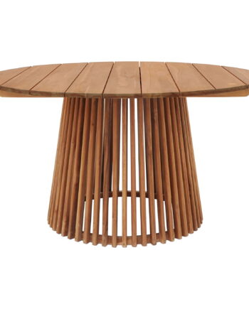 House Nordic Lorca Havebord  Rund Natur Teaktræ  ø120