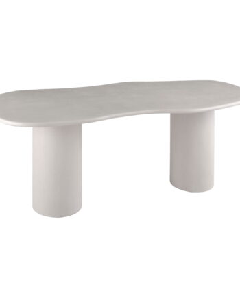 House Nordic Maranola Spisebord  Organisk Lysegrå Cementlook Mdf  96x200