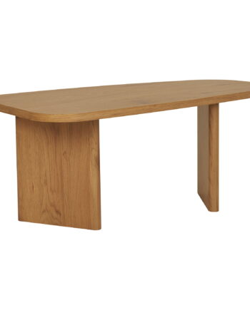 House Nordic Melo Sofabord  Trekantet Natur Decorpapir Og Mdf  50x100