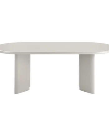 House Nordic Nagano Spisebord  Oval Beige Mdf  100x220