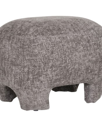House Nordic Nazare Puf  Rektangulær Grå Polyester  53x41