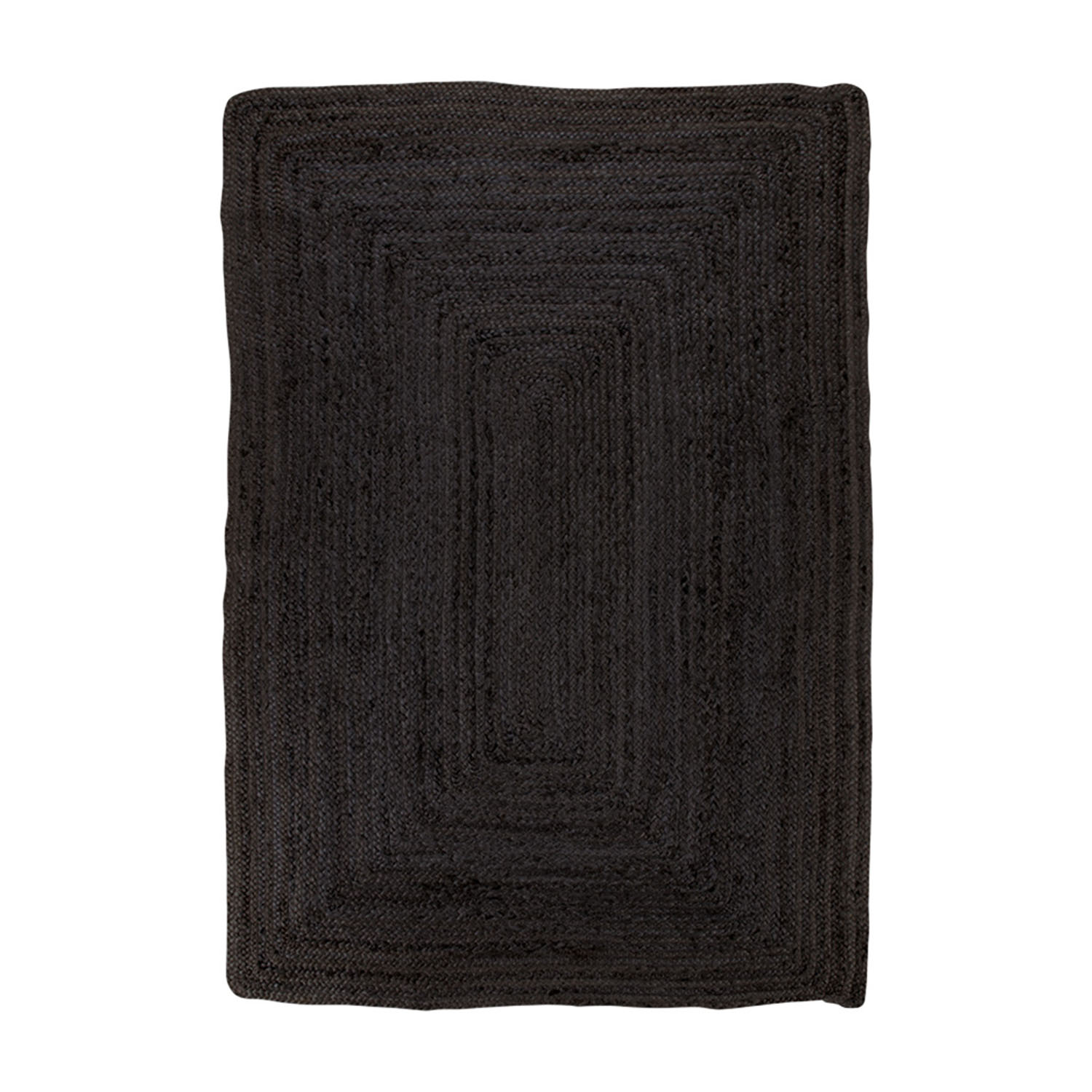 House Nordic Rektangulær Bombay Gulvtæppe Grå Jute 180x120