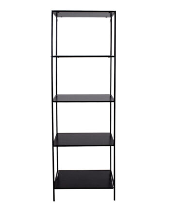 House Nordic Rektangulær Vita Reol       Hylder Sort Melamin Og Stål  :170cm X36cm   51cm
