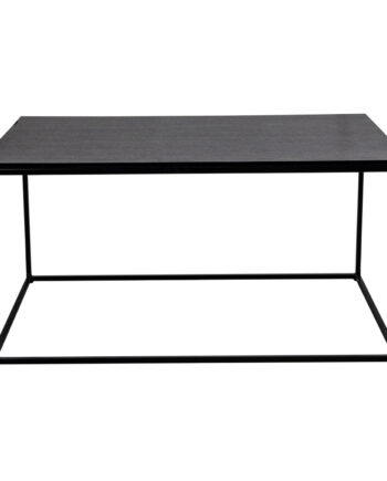 House Nordic Rektangulær Vita Sofabord Sort Melamin Og Stål  90x60