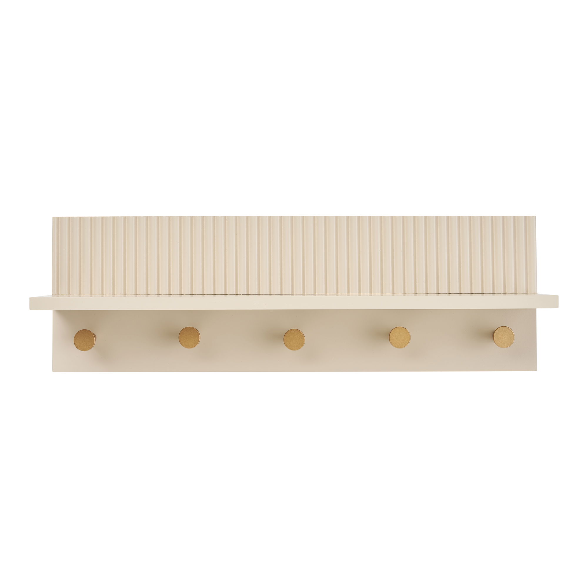 House Nordicâ Rocca Hattehylde Hylde Og Knager Rektangulær Beige Mdf