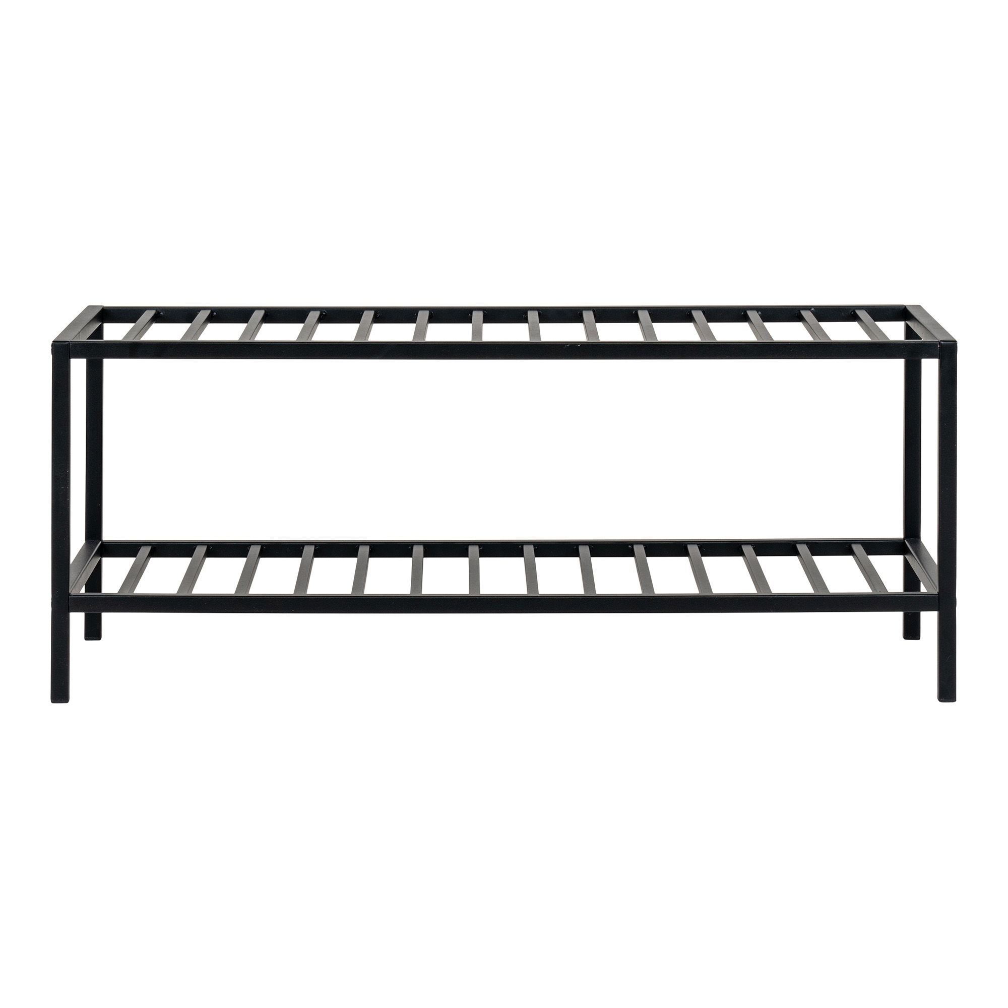 House Nordic Vita Skohylde       Hylder Sort Stål  79x34