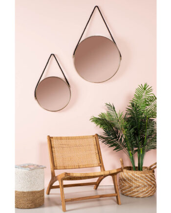 Hsm Collection Loungestol Natur Rattan Og Natur Teaktræ
