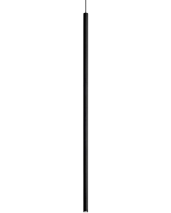Ideal Lux Filo Pendel Lampe Sort ø15 Cm   H76-150 Cm Med Integreret Led 400 Lm