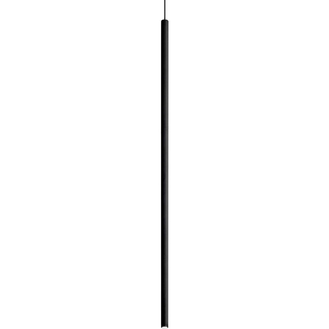 Ideal Lux Filo Pendel Lampe Sort ø15 Cm   H76-150 Cm Med Integreret Led 400 Lm