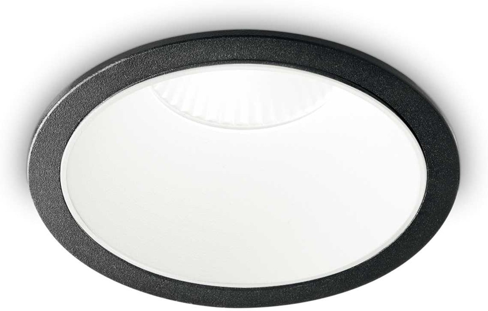 Ideal Lux Game Led Downlight Indbygningslampe 11w 1000 Lm 3000k Sort Hvid ø85 Mm