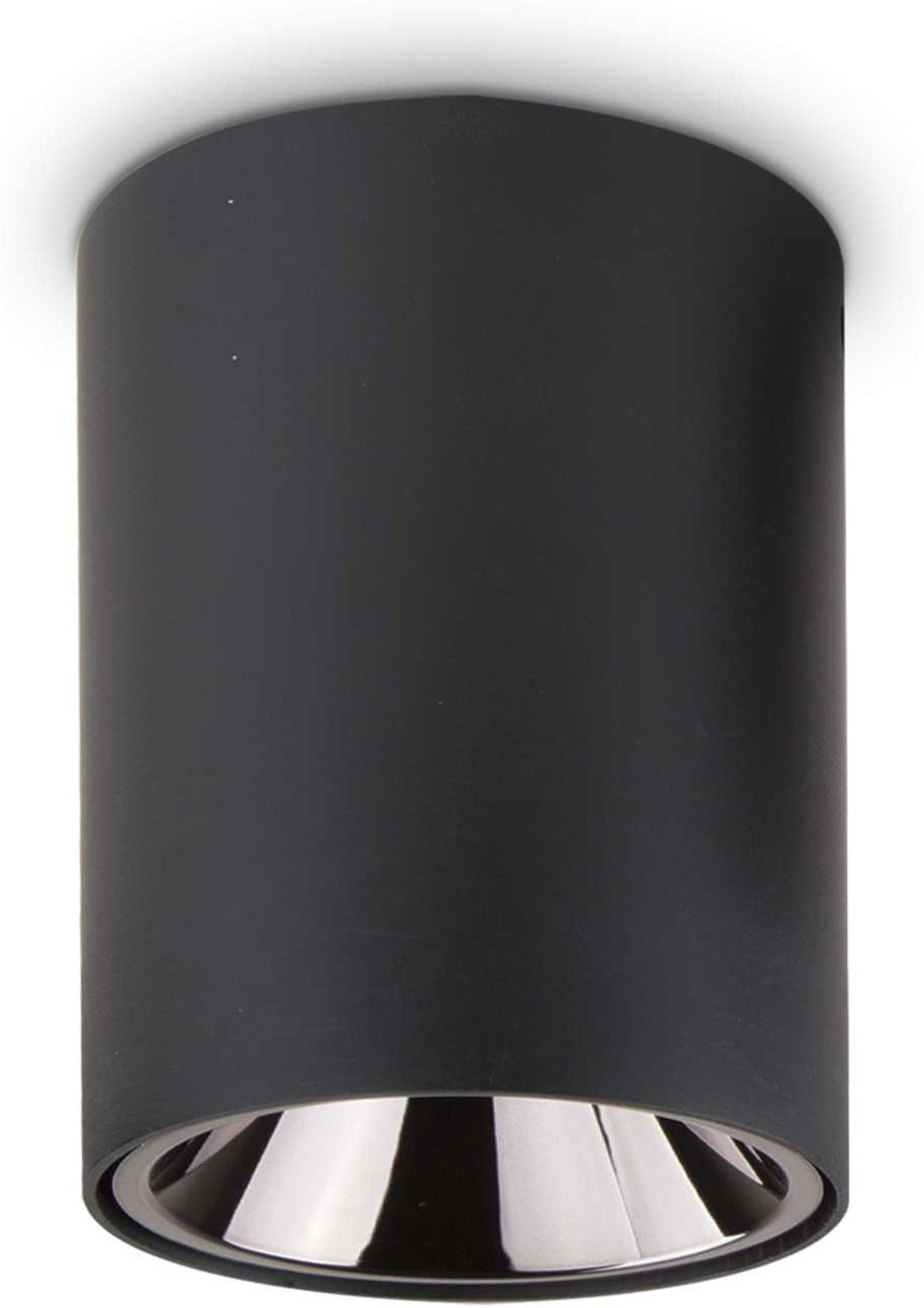 Ideal Lux Nitro Loftslampe Sort ø9   H12   Cm Integreret Led 1350 Lm 3000k 15w Ip20 Aluminium