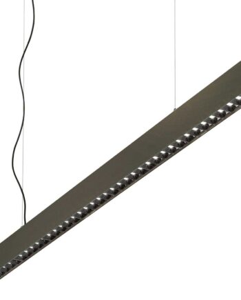 Ideal Lux Office Led-hængelampe Sort 3100 Lm 4000   Justerbar Højde 95 1500 Mm   1200 Mm