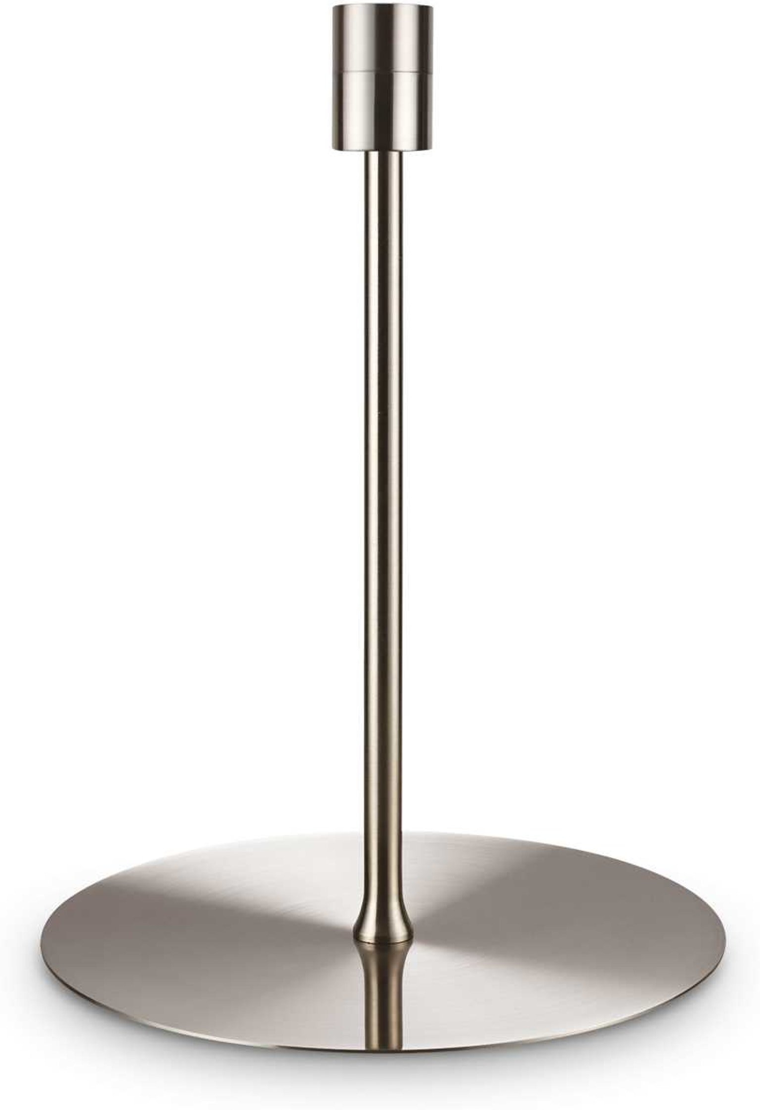 Ideal Lux Set Up Bordlampe E27 Indendørs Nikkelfinish ø20ã H33 Cm