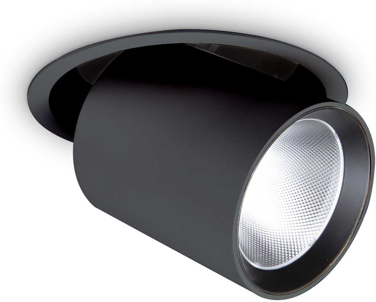 Indbygningslampe Ideal Lux Nova D15 Cm Sort Integreret Led 30w 3150 Lm 4000   Aluminium