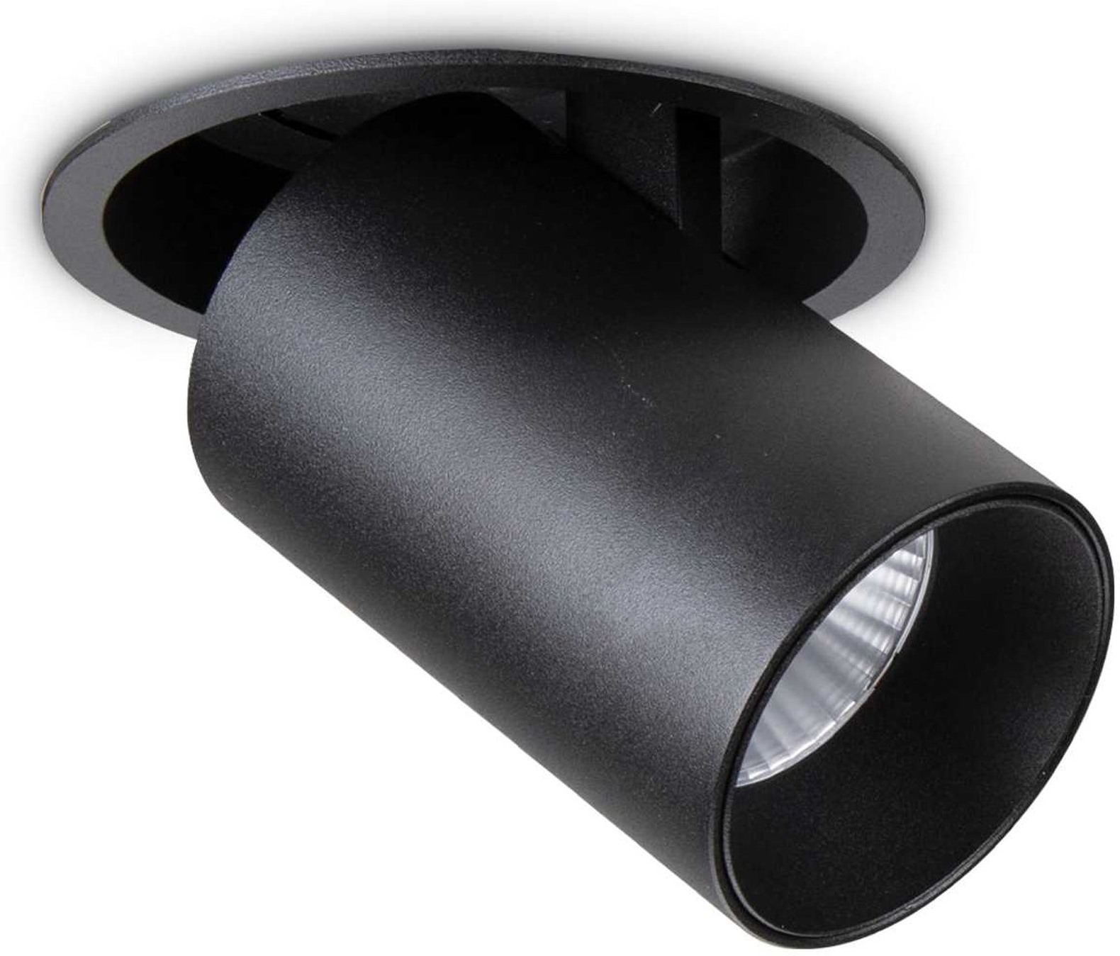Indbygningslampe Ideal Lux Nova Led 12w 1000 Lm ø10   H11 Cm Sort 3000