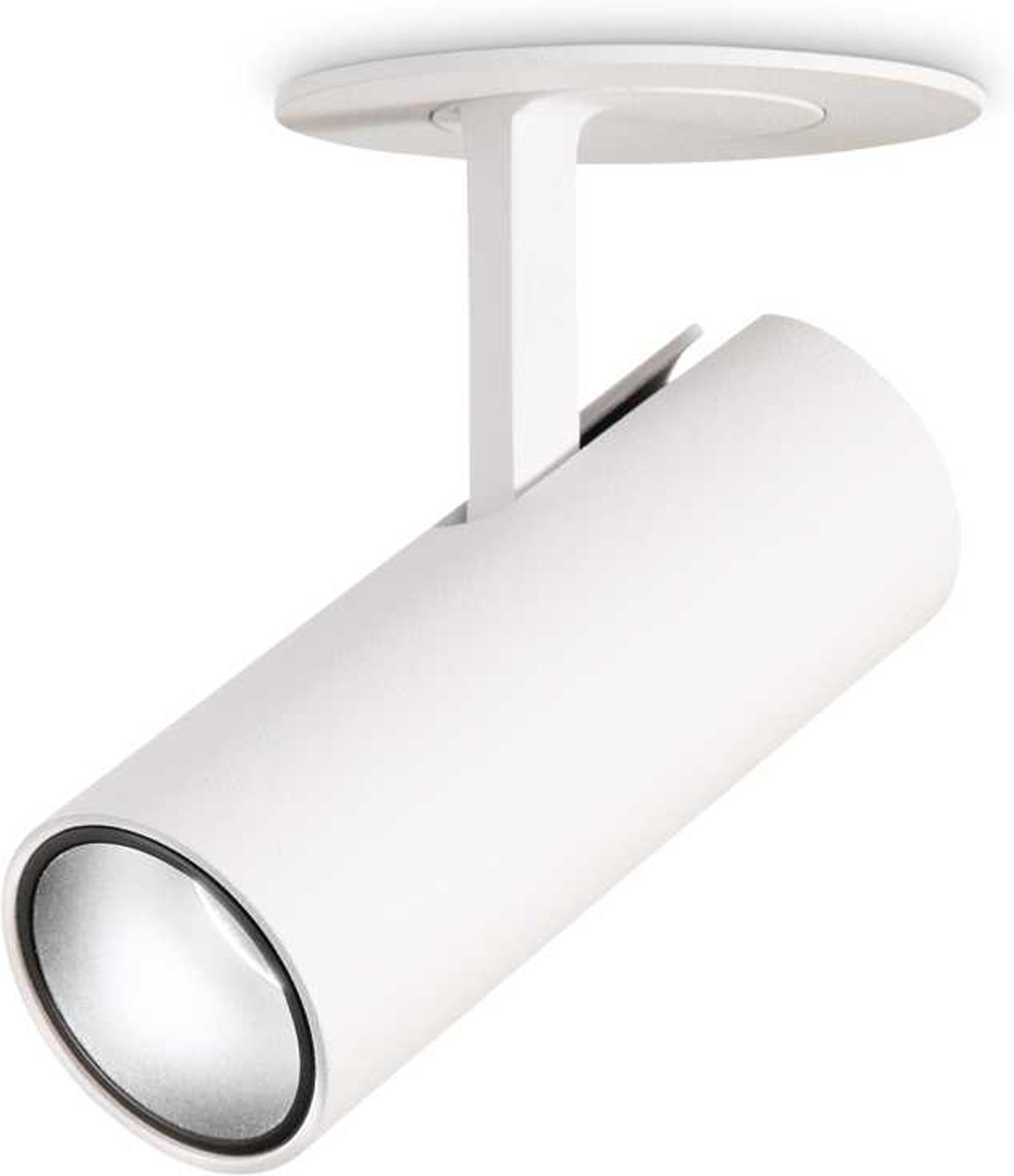Indbygningslampe Ideal Lux Play Led Downlight   Hvid Aluminium  ø8     H12   Cm  7w 3000k 520 Lm Ip20 Inkl  Led-pære
