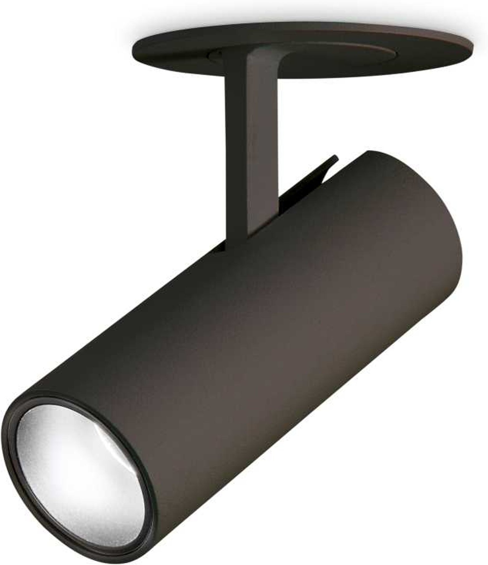 Indbygningslampe Ideal Lux Play   Sort Aluminium Led Downlight 7w 520 Lm 3000   Ip20 ø87x125 Mm