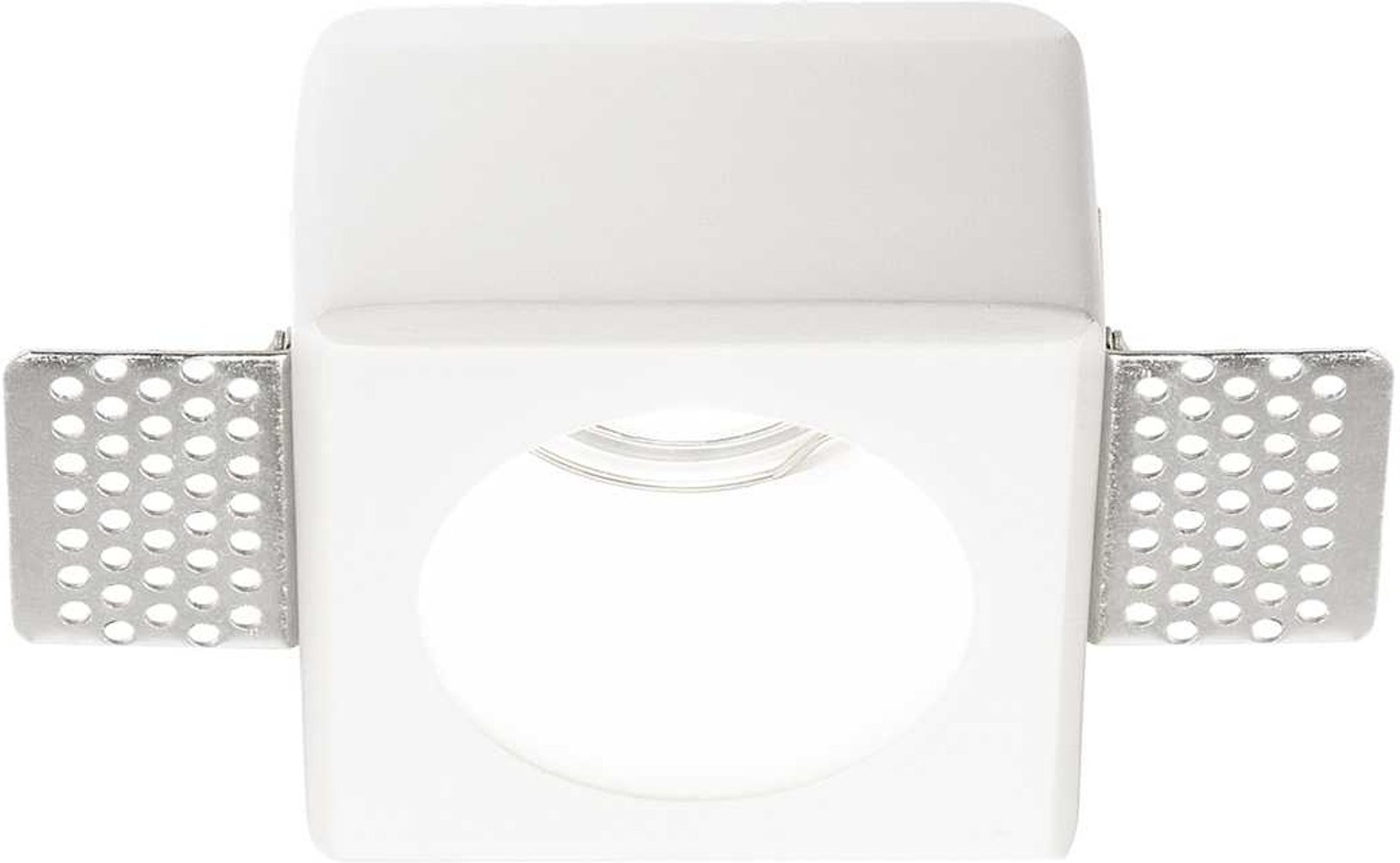 Indbygningslampe Ideal Lux Samba Hvid Gips Gu10 H10ã ø7   Cm