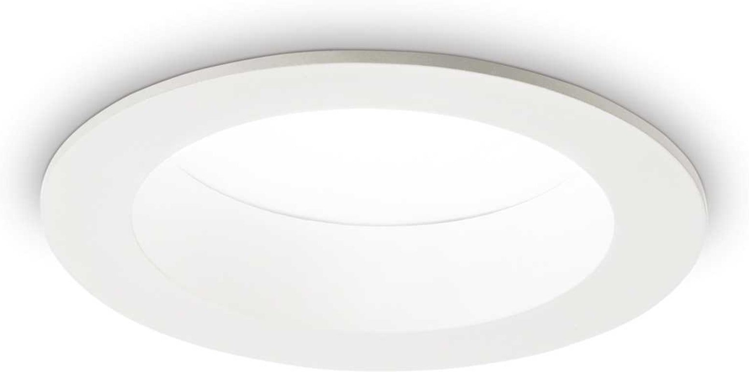 Indbygningsspot Ideal Lux Basic Wide ø10   Cm Led 10   1000 Lm 3000   Ip44