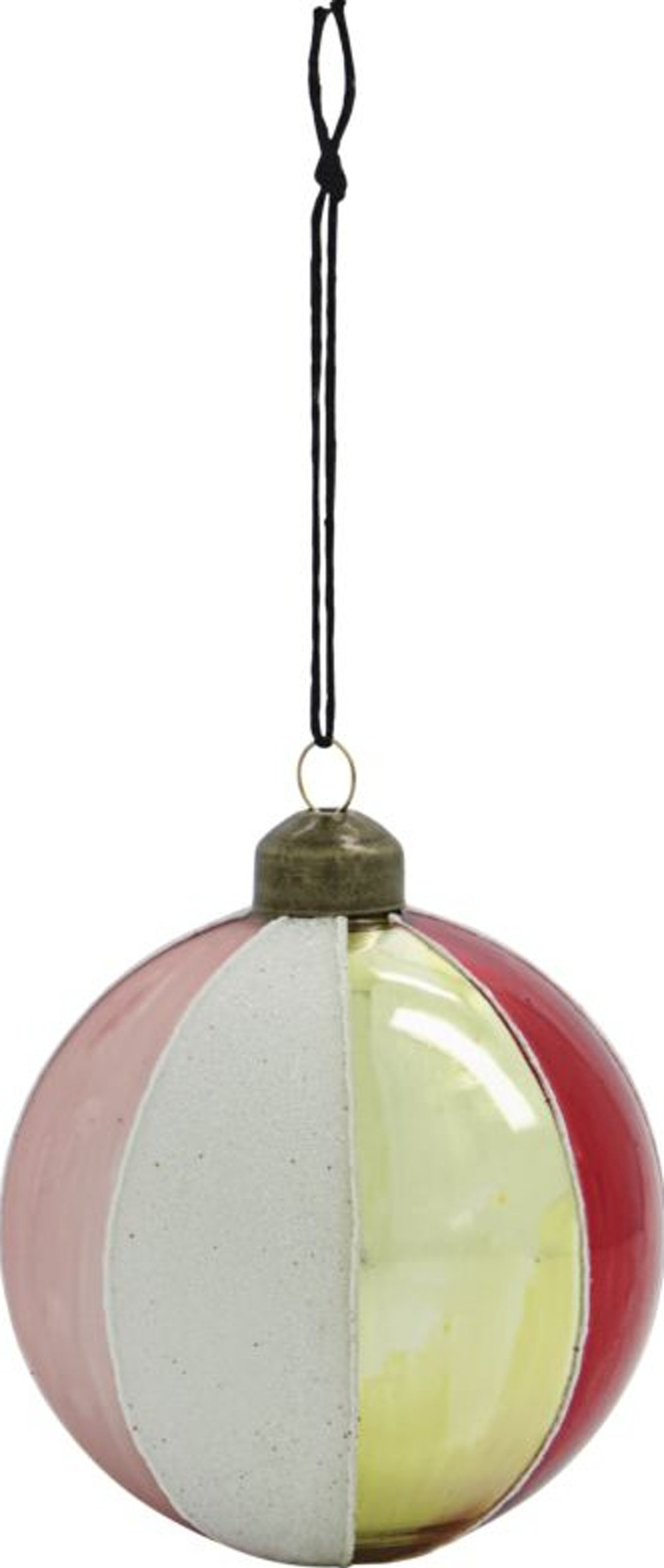 Julepynt Ornament House Doctor Cirkus ø8 Cm Rød Glas Og Metal