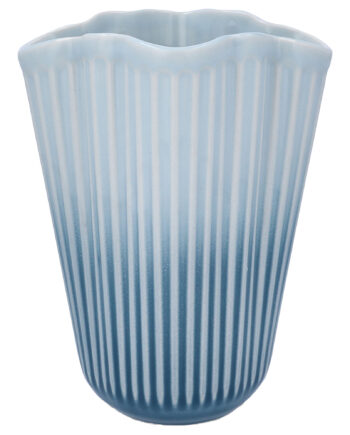 Kähler Hammershøi Unfold Vase 20 5cm  Blå