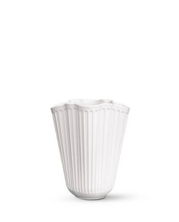 Kähler Hammershøi Unfold Vase H16   Cm Hvid