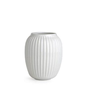 Kahler Kähler Hammershøi Vase Hvid H20 Cm  : Erling Christensen Møbler  : Erling Christensen Møbler